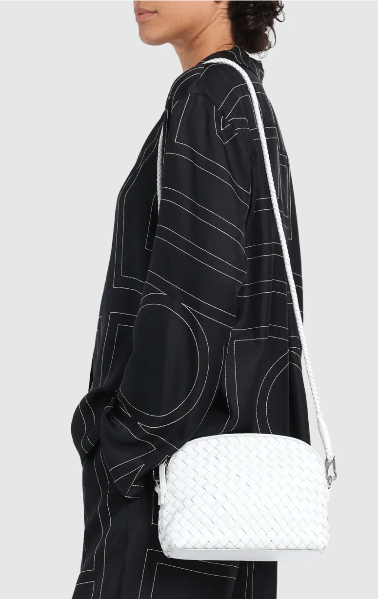 Dragon - Woven Leather Crossbody - Barrington's