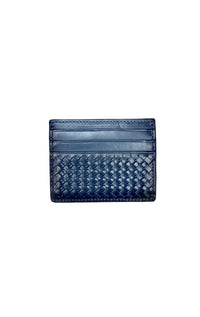 Woven Leather Card Holder - Barrington's