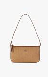Cinzia Rocca - Leather and Raffia Shoulder Bag