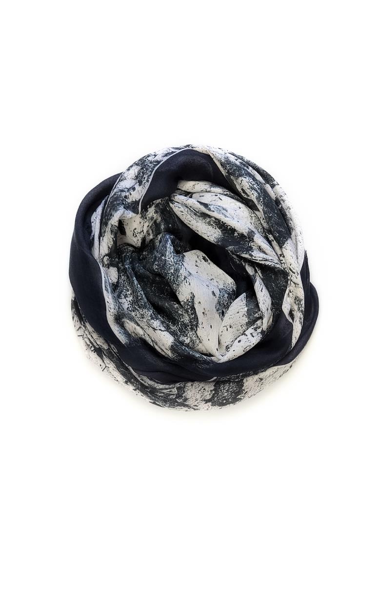 Modal & Cashmere Scarf- Fossils - Barrington's