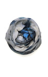 Modal & Cashmere Scarf- Steely Blue - Barrington's