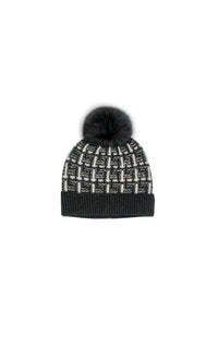 Mitchies - Tweed Hat with Pompom