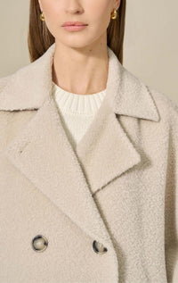 Cinzia Rocca- Double Breasted Wool & Alpaca Cape - Barrington's