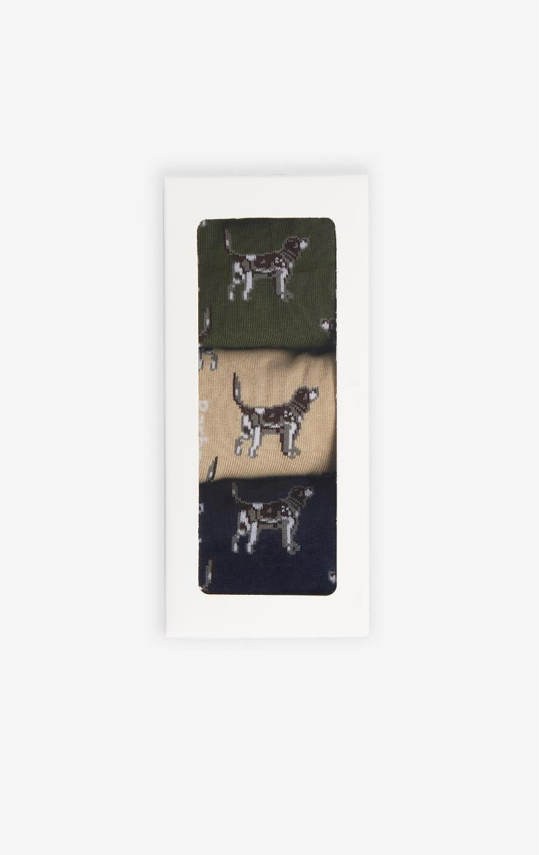 Barbour - Dog Print Socks - Barrington's