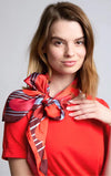 Poemet - 100% Silk Patterned Scarf