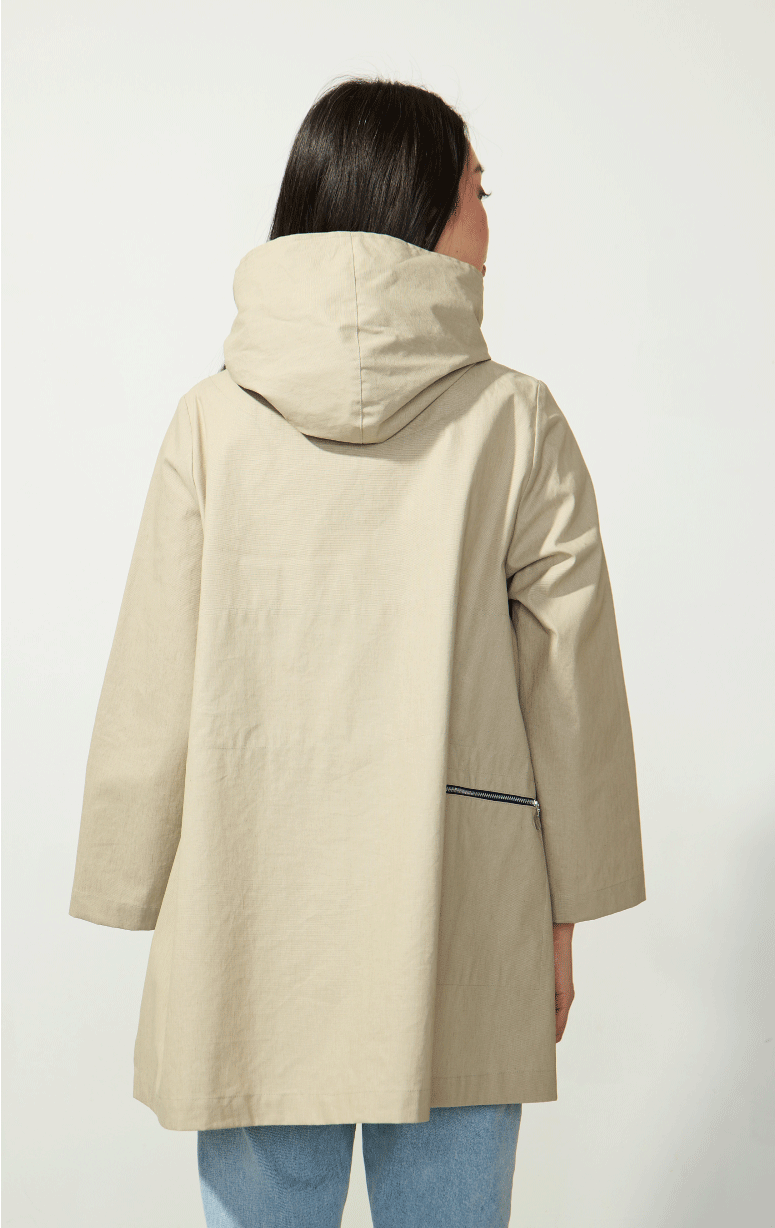 Pret Pour Partir- 7/8s Jacket with Hood