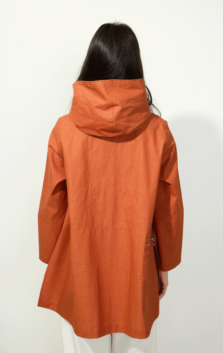 Pret Pour Partir- 7/8s Jacket with Hood