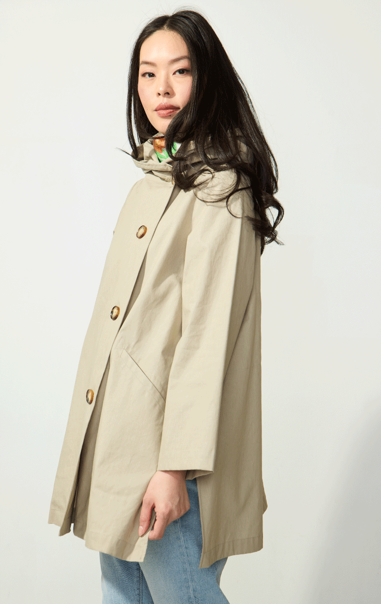 Pret Pour Partir- 7/8s Jacket with Hood