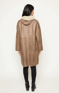 Werner Christ- Reversible Shearling with Hood
