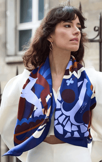 PetitJean- 100% Silk Square Scarf