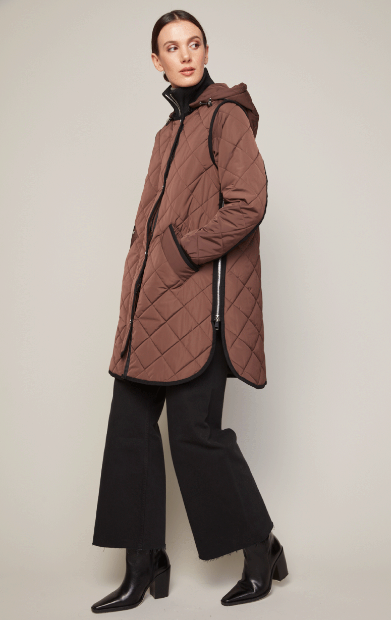 Adroit - 7/8's Quilted Coat - Barrington's