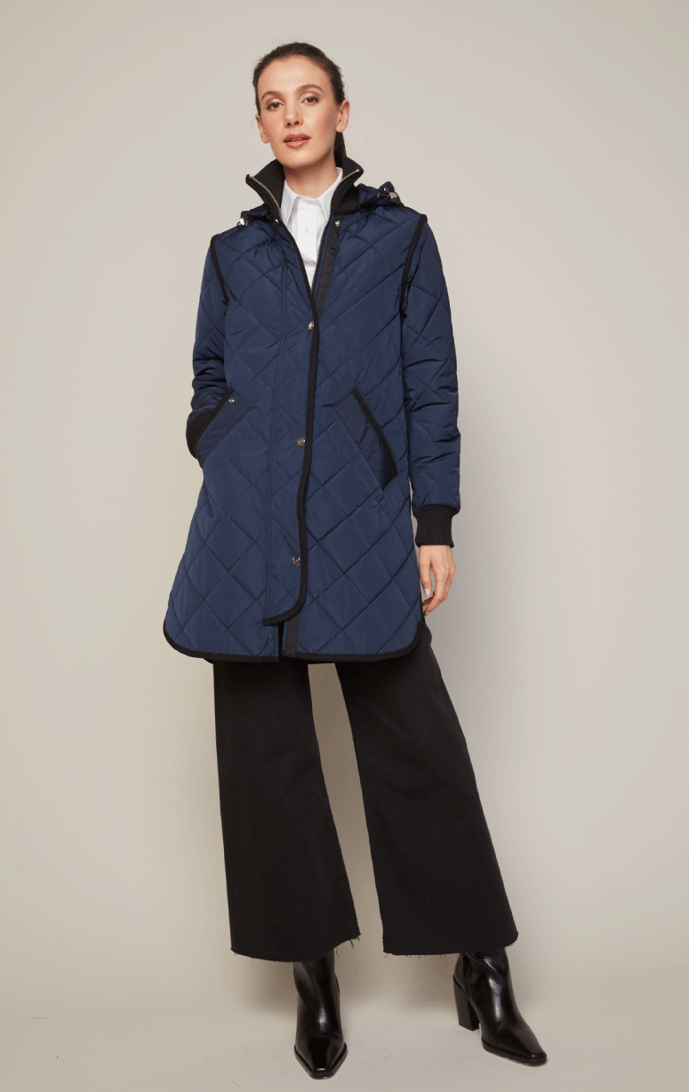 Adroit - 7/8's Quilted Coat - Barrington's