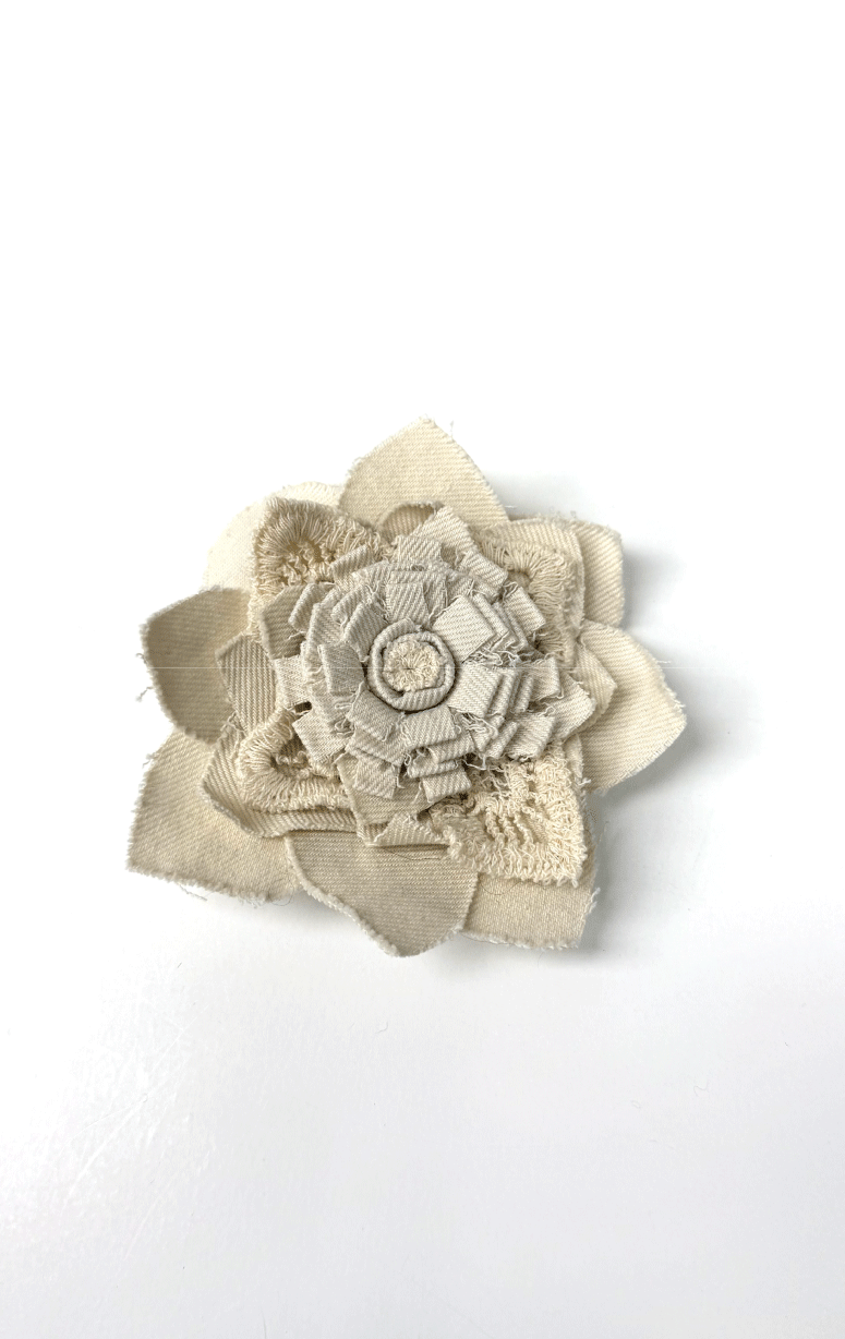Handmade Recycled Fabric Brooch - Barrington's