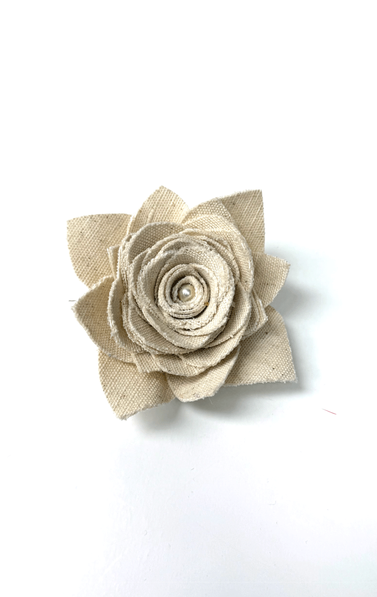 Handmade Recycled Fabric Brooch - Barrington's