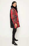 Be Florence- 7/8s Tartan Down Coat