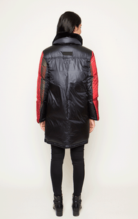 Be Florence- 7/8s Tartan Down Coat