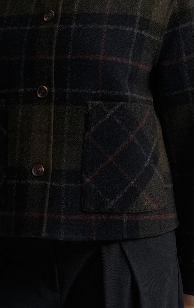 Barbour- Marlow Tartan Wool Overshirt