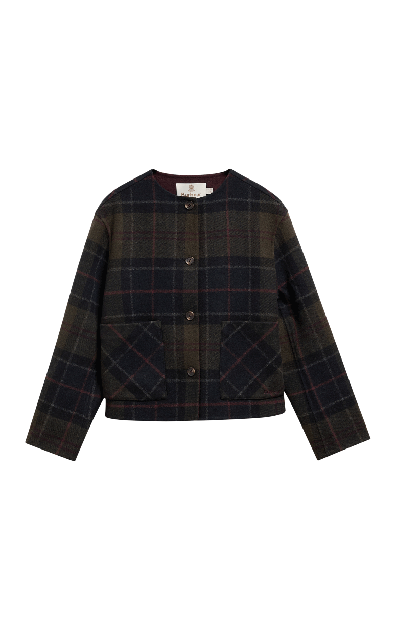 Barbour- Marlow Tartan Wool Overshirt