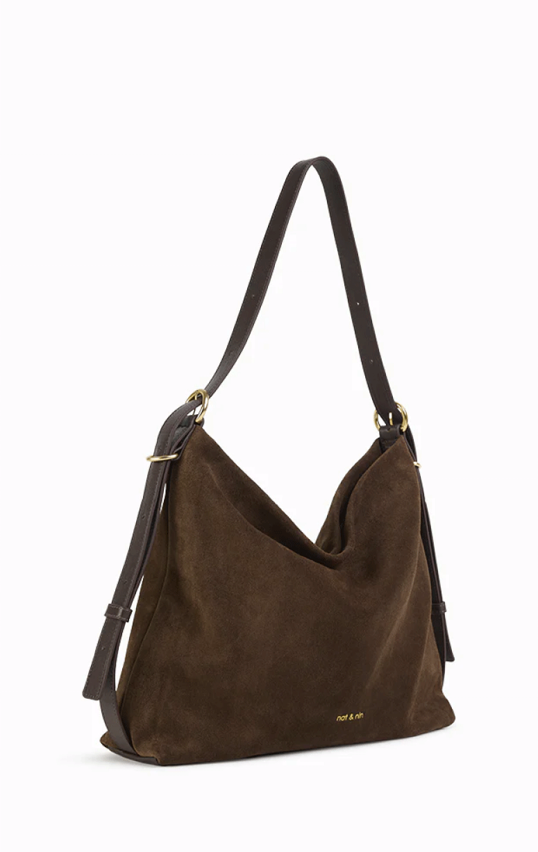 Nat & Nin- Moreen Suede Hobo Bag - Barrington's