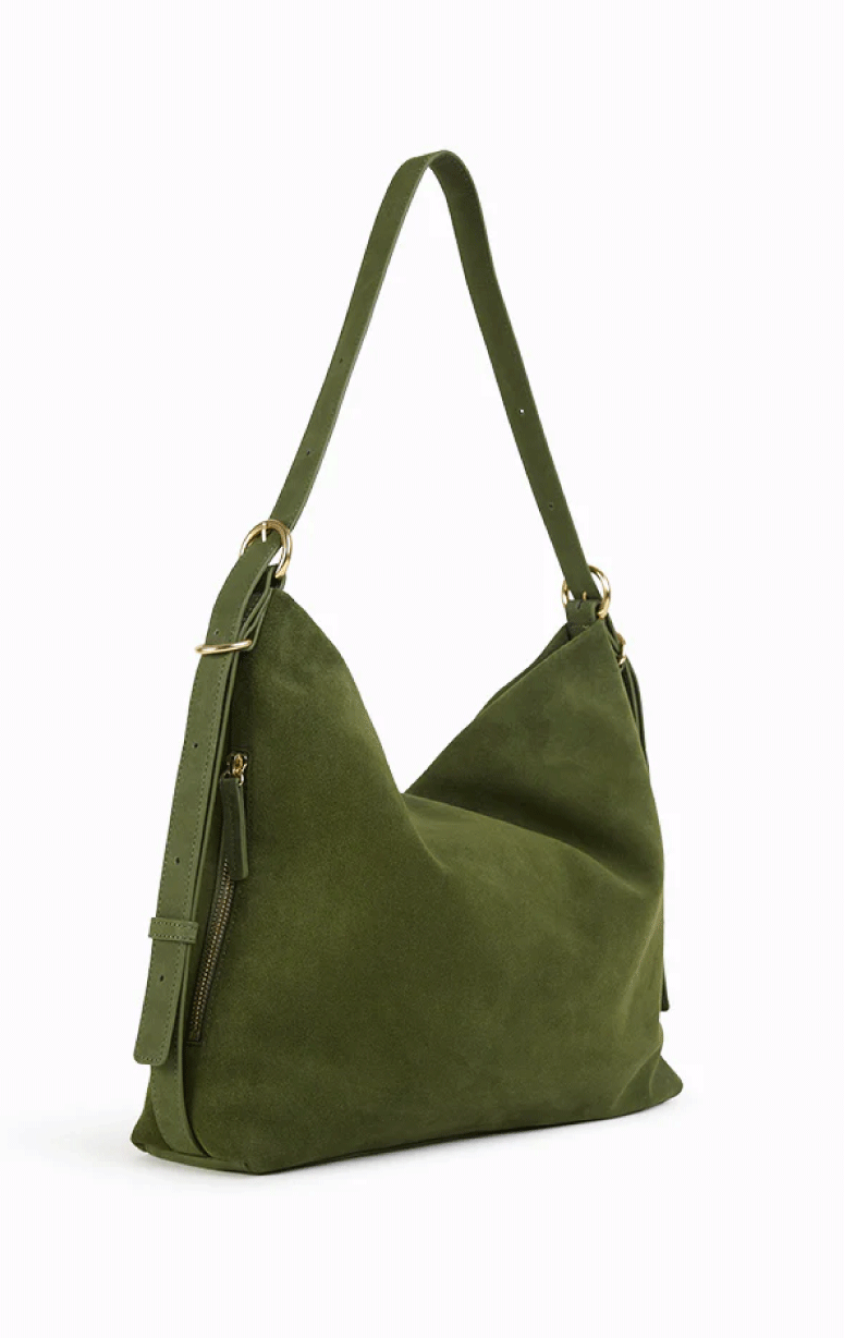 Nat & Nin- Moreen Suede Hobo Bag - Barrington's