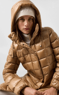Bogner- Down Filled Grid Pattern Coat