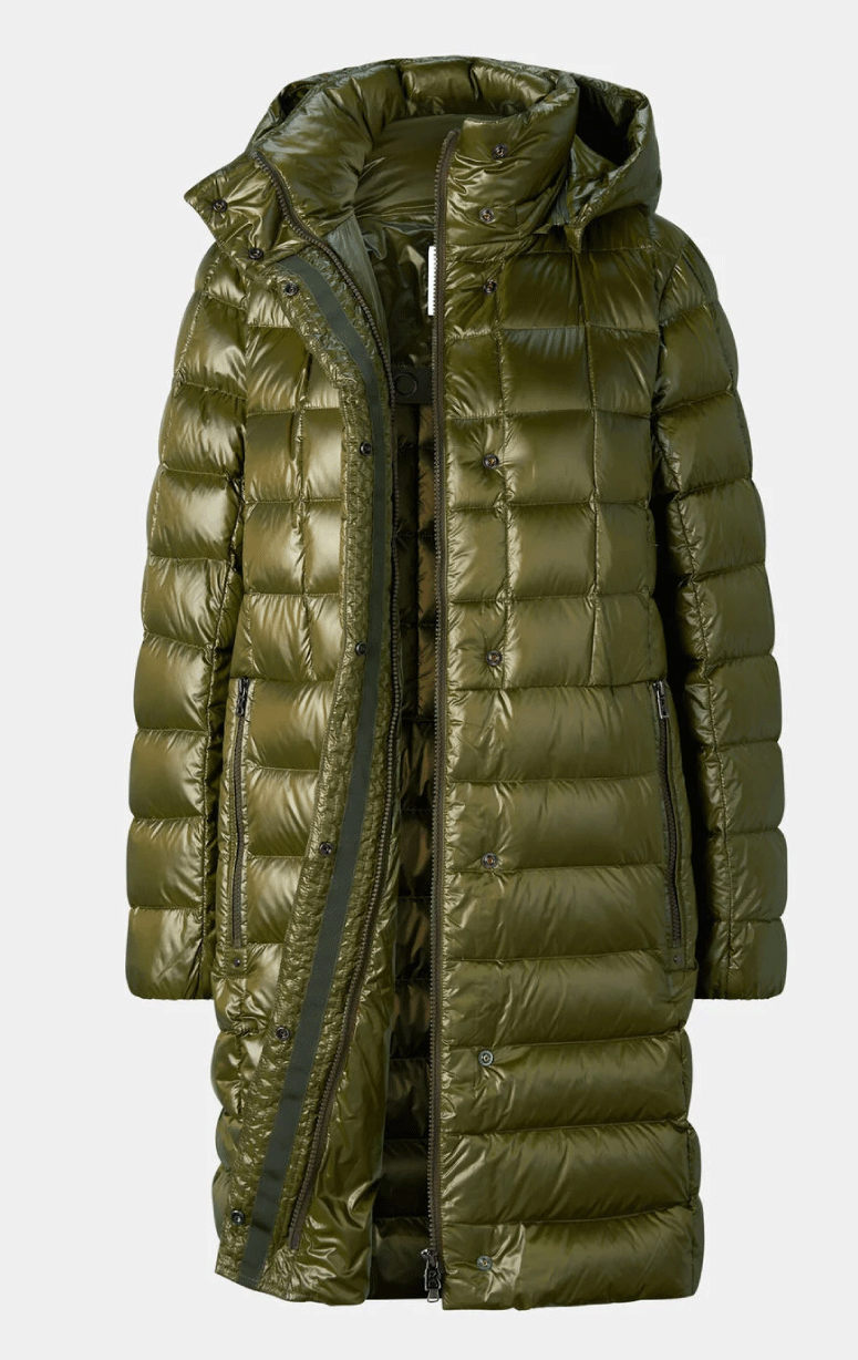 Bogner- Down Filled Grid Pattern Coat