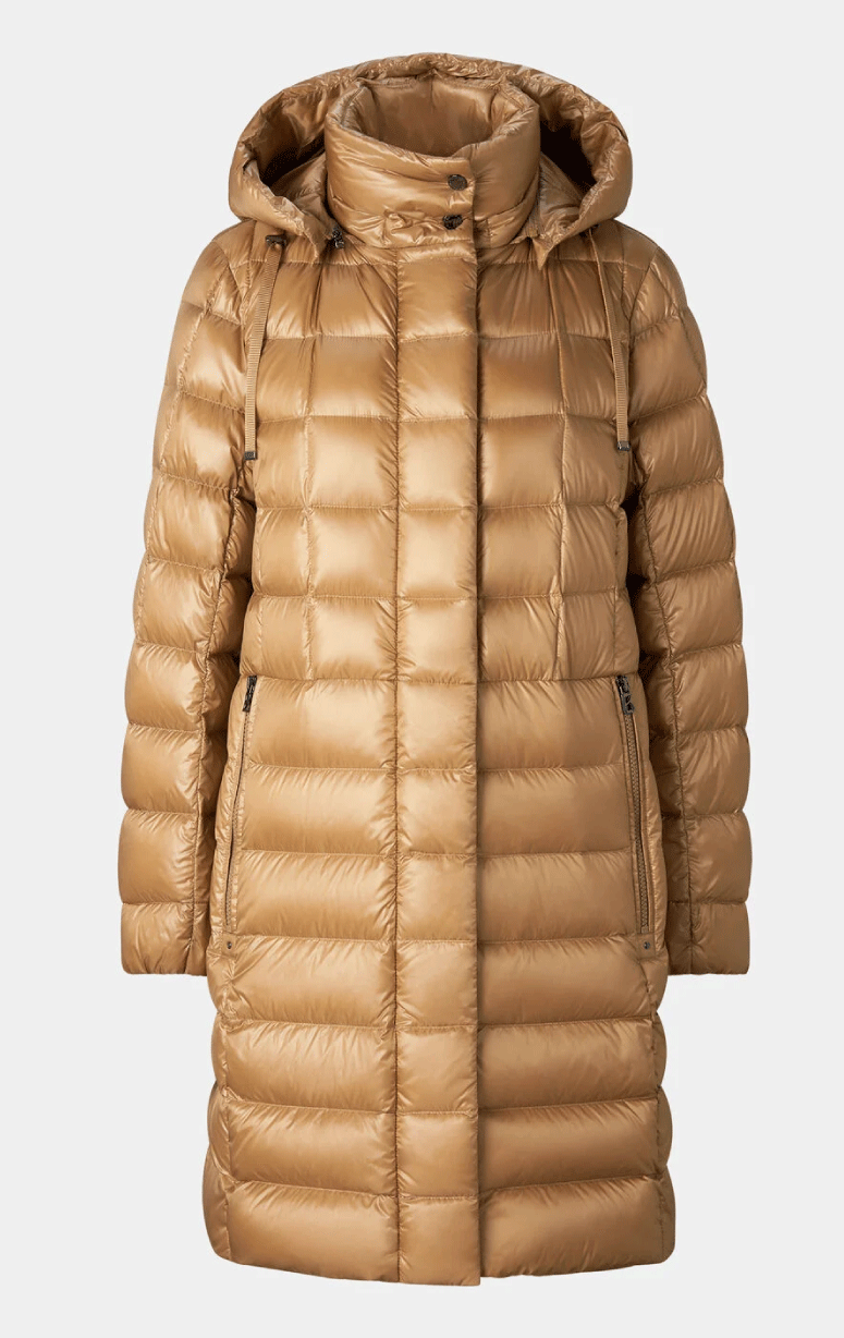 Bogner- Down Filled Grid Pattern Coat