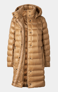 Bogner- Down Filled Grid Pattern Coat