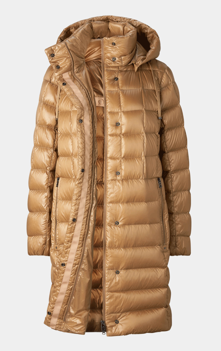 Bogner- Down Filled Grid Pattern Coat
