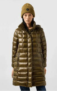 Bogner- Down Filled Grid Pattern Coat