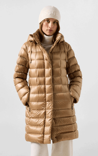 Bogner- Down Filled Grid Pattern Coat