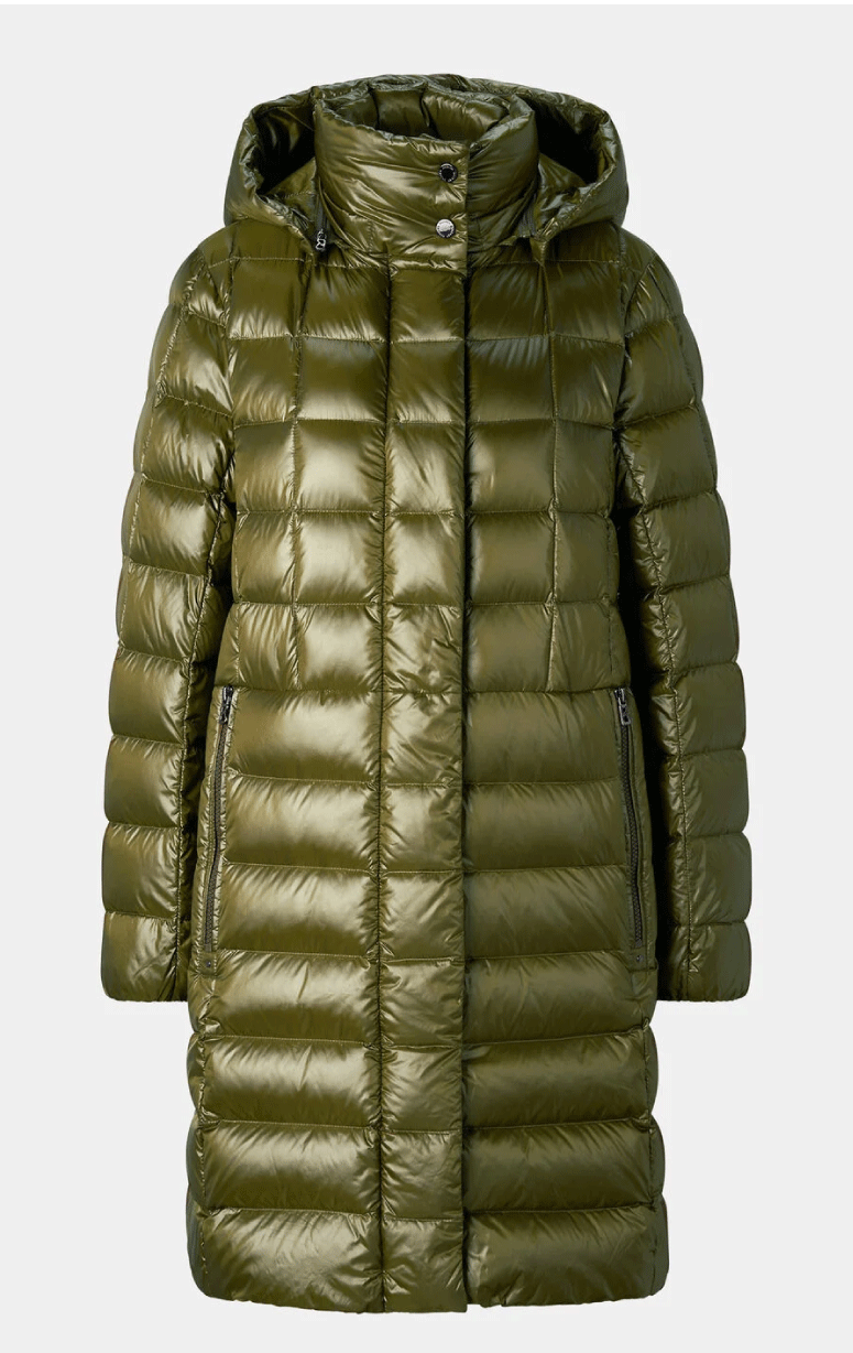 Bogner- Down Filled Grid Pattern Coat