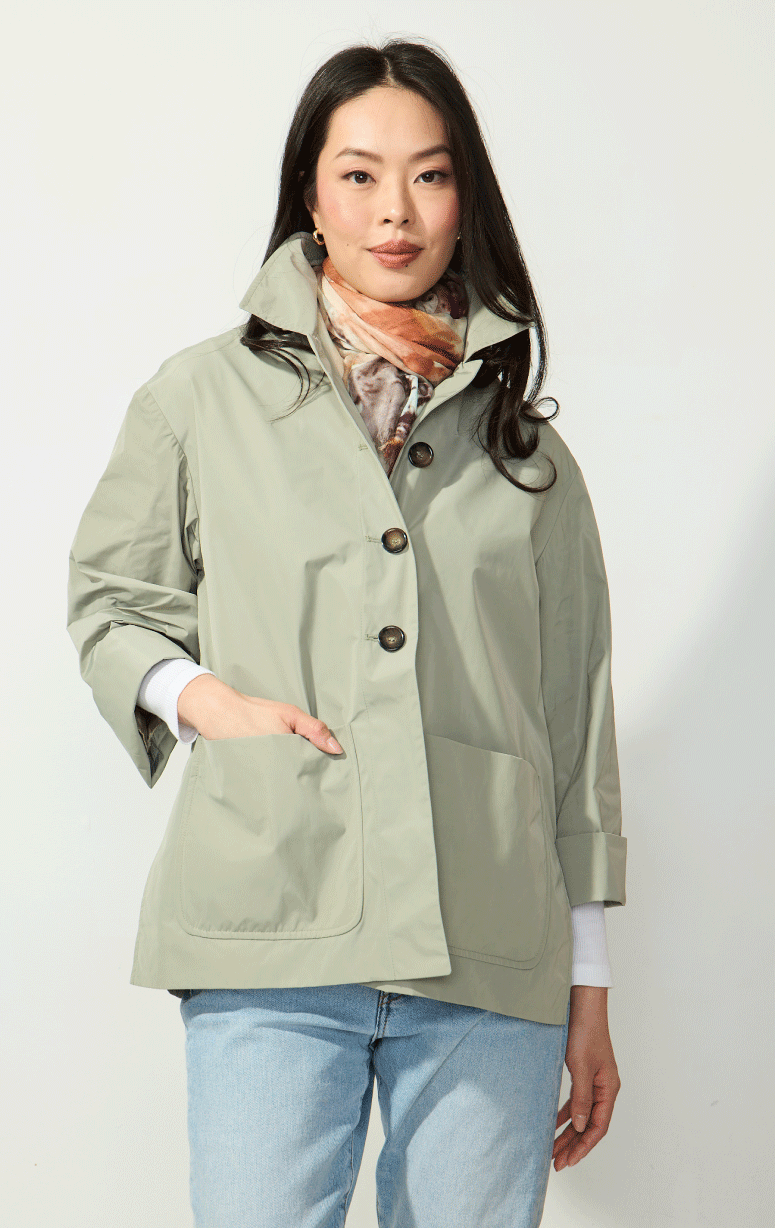 Cinzia Rocca- Lightweight Pea Jacket