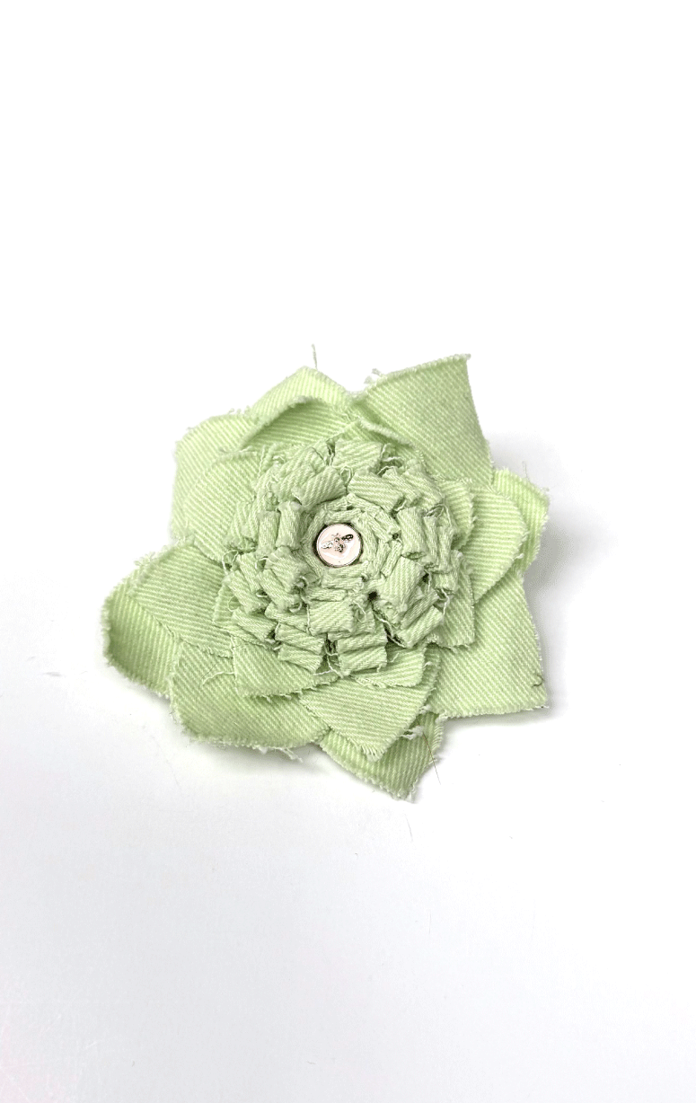 Handmade Recycled Fabric Brooch - Barrington's