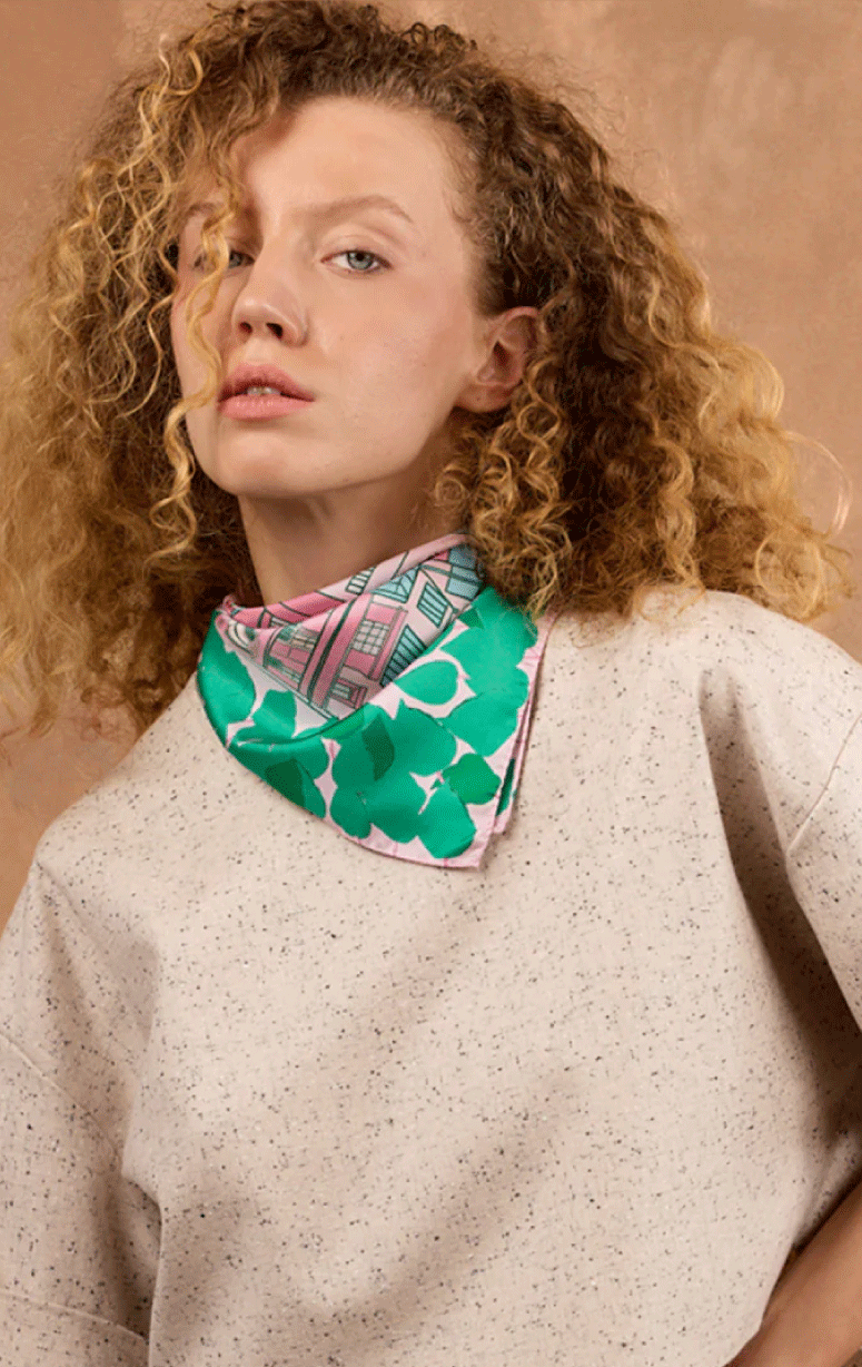 PetitJean- Small Silk Square - Barrington's