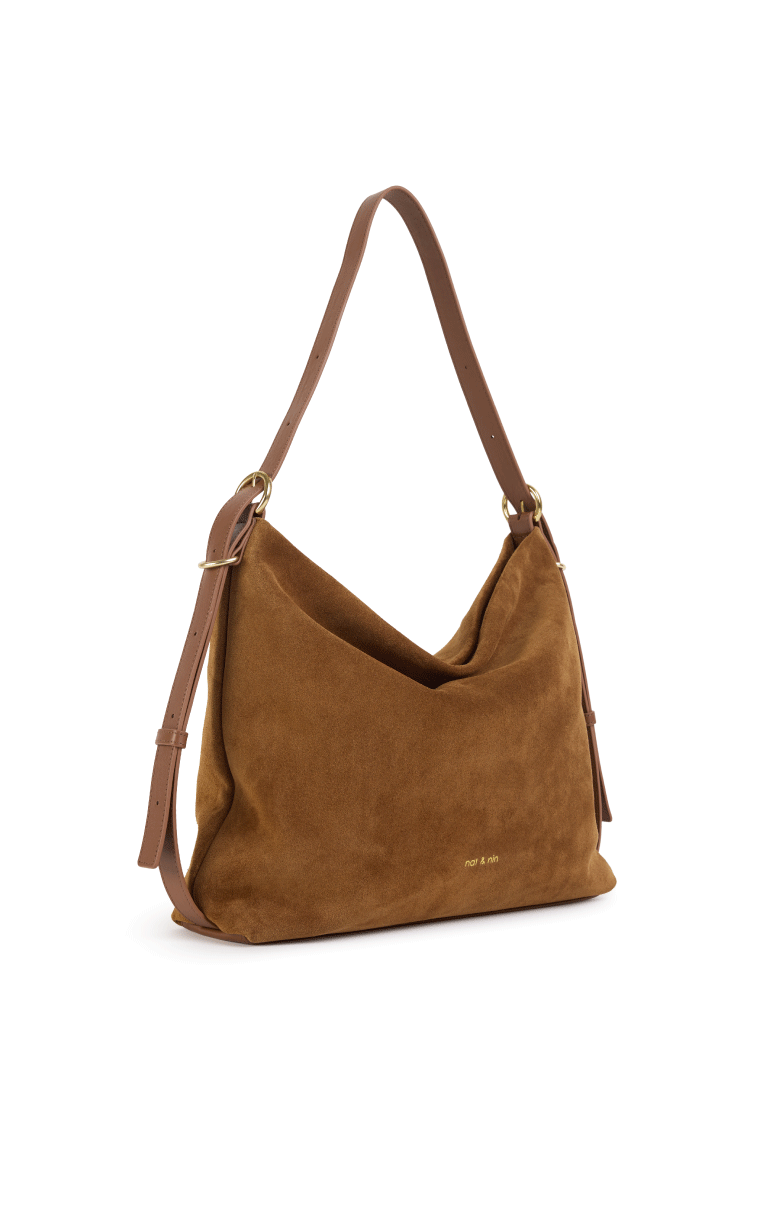 Nat & Nin- Moreen Suede Hobo Bag