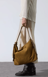 Nat & Nin- Moreen Suede Hobo Bag