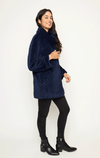 Tardia- 3/4 Suri Alpaca Jacket in Grid Pattern - Barrington's