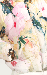 Numph- Abstract Print Puffer Jacket