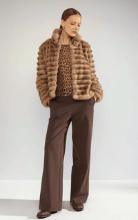 Numph- Faux Fur "Mink" Jacket