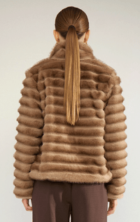 Numph- Faux Fur "Mink" Jacket