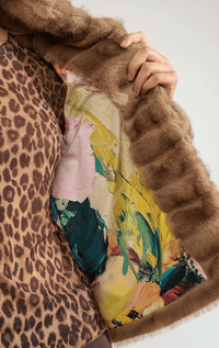 Numph- Faux Fur "Mink" Jacket