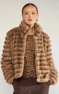 Numph- Faux Fur "Mink" Jacket