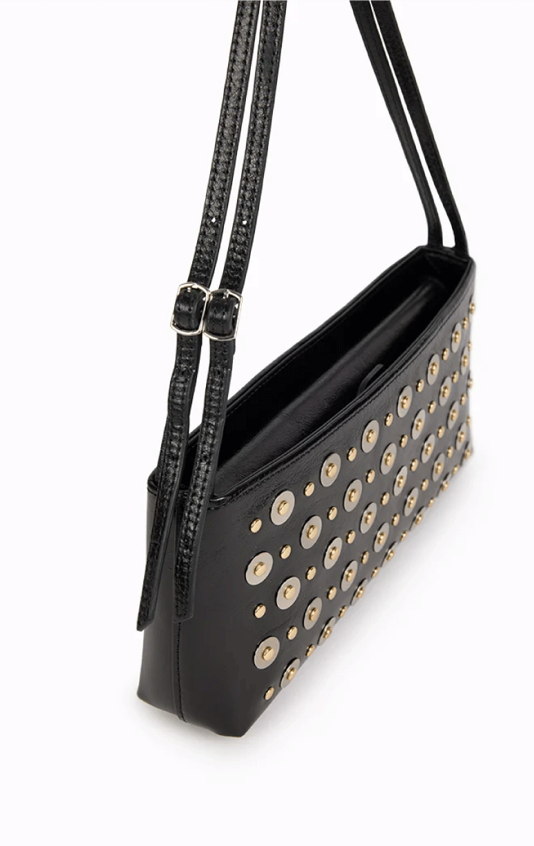 Nat & Nin- Studded Shoulder Bag