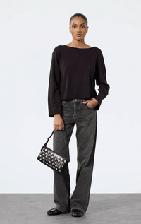 Nat & Nin- Studded Shoulder Bag