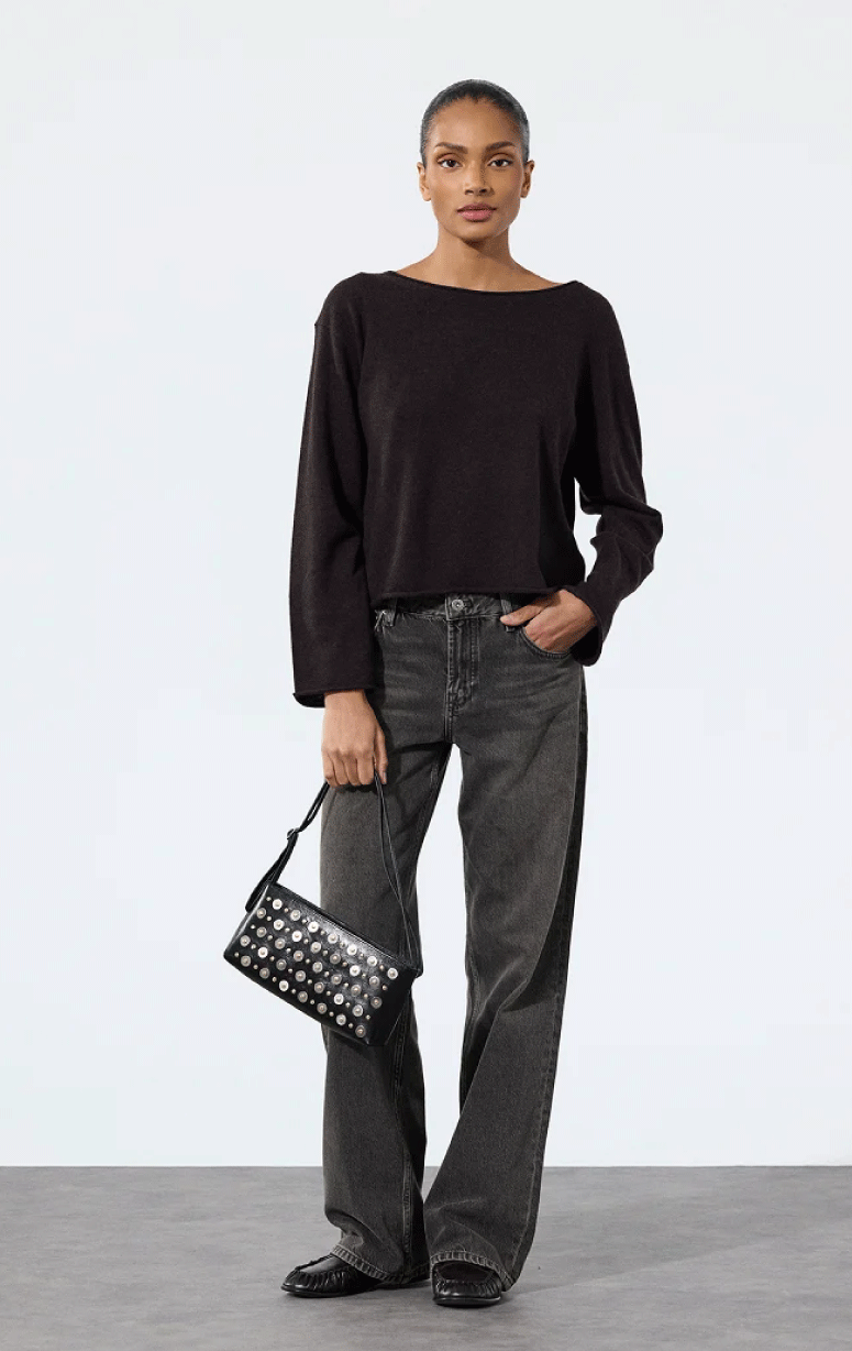 Nat & Nin- Studded Shoulder Bag