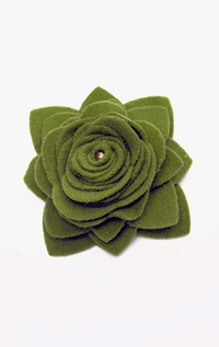 Handmade Recycled Fabric Brooch