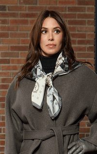 Pollini- 100% Silk Bandana Scarf