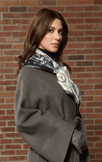 Pollini- 100% Silk Bandana Scarf