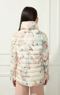 Martylo- Paisley Print Floral Puffer